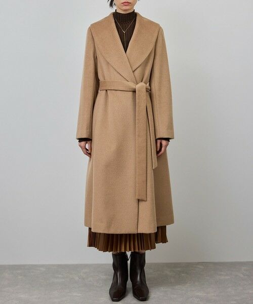 ROPE' / ロペ その他アウター | プレミアムカシミヤ ショールカラーコート【25AW】 | 詳細18