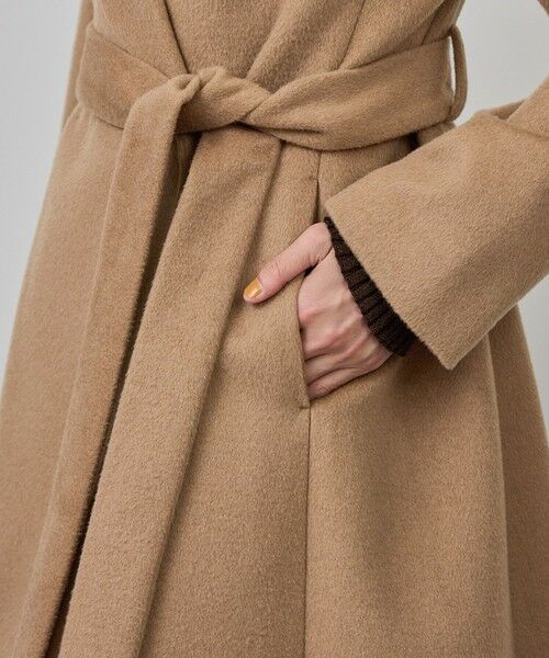 ROPE' / ロペ その他アウター | プレミアムカシミヤ ショールカラーコート【25AW】 | 詳細23