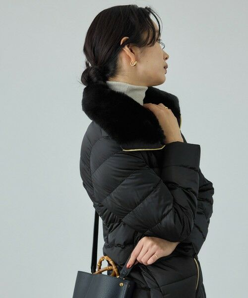 ROPE' / ロペ ダウンジャケット・ベスト | サテンロング丈ダウンコート/イージーケア | 詳細9