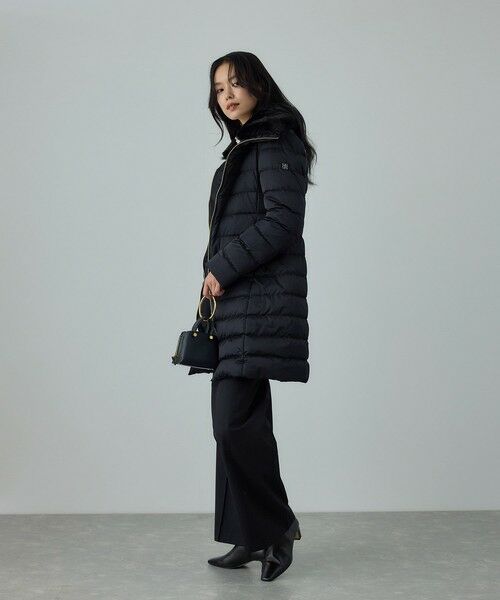 ROPE' / ロペ ダウンジャケット・ベスト | サテンロング丈ダウンコート/イージーケア | 詳細10