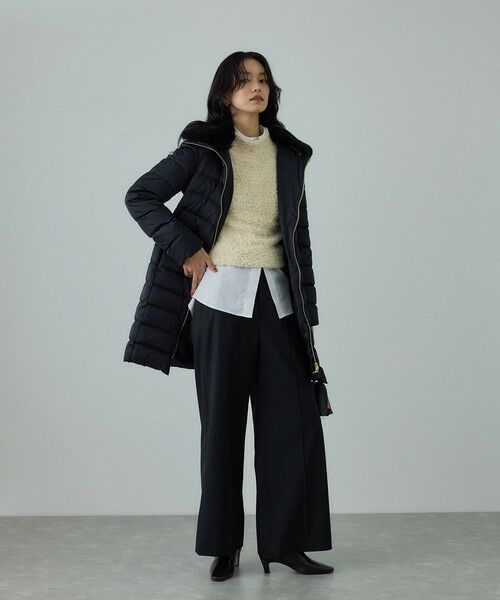 ROPE' / ロペ ダウンジャケット・ベスト | サテンロング丈ダウンコート/イージーケア | 詳細11