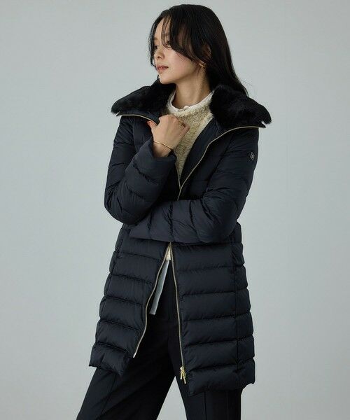 ROPE' / ロペ ダウンジャケット・ベスト | サテンロング丈ダウンコート/イージーケア | 詳細15