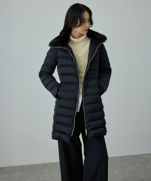 ROPE' / ロペ ダウンジャケット・ベスト | サテンロング丈ダウンコート/イージーケア | 詳細16
