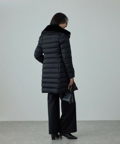 ROPE' / ロペ ダウンジャケット・ベスト | サテンロング丈ダウンコート/イージーケア | 詳細4