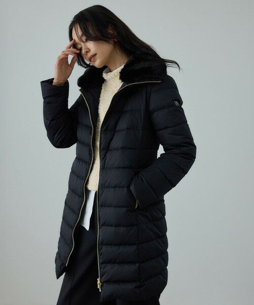 ROPE' / ロペ ダウンジャケット・ベスト | サテンロング丈ダウンコート/イージーケア | 詳細5