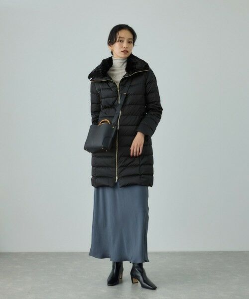 ROPE' / ロペ ダウンジャケット・ベスト | サテンロング丈ダウンコート/イージーケア | 詳細7