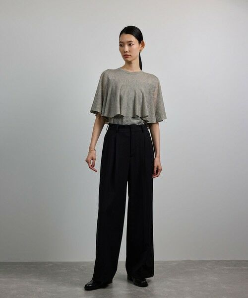 ROPE' / ロペ その他パンツ | ワンタックストレートワイドパンツ【REGGIANI（レッジアーニ）】 | 詳細17
