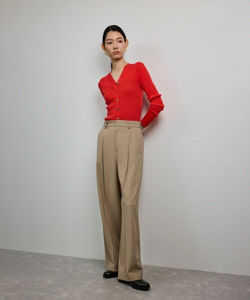 ROPE' / ロペ その他パンツ | ワンタックストレートワイドパンツ【REGGIANI（レッジアーニ）】 | 詳細18