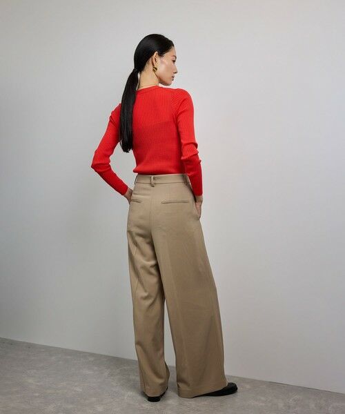 ROPE' / ロペ その他パンツ | ワンタックストレートワイドパンツ【REGGIANI（レッジアーニ）】 | 詳細19