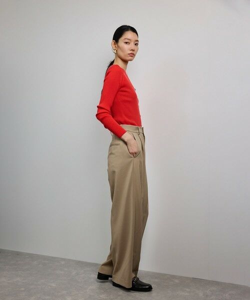 ROPE' / ロペ その他パンツ | ワンタックストレートワイドパンツ【REGGIANI（レッジアーニ）】 | 詳細2