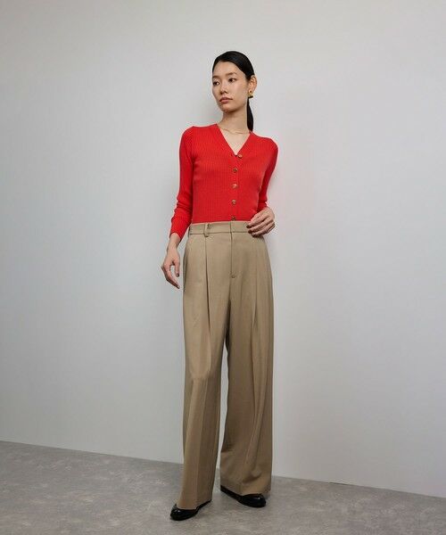 ROPE' / ロペ その他パンツ | ワンタックストレートワイドパンツ【REGGIANI（レッジアーニ）】 | 詳細3