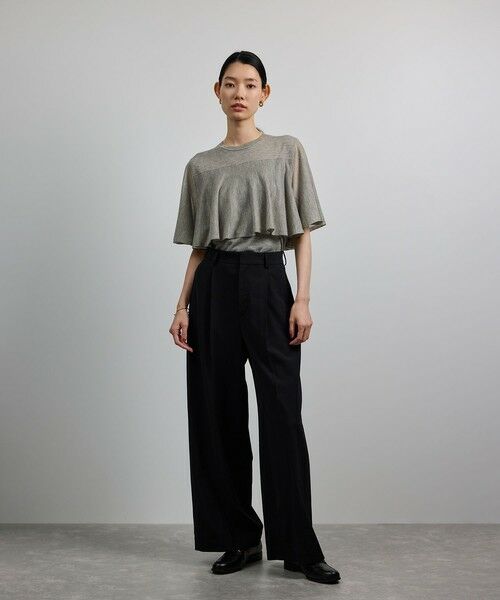 ROPE' / ロペ その他パンツ | ワンタックストレートワイドパンツ【REGGIANI（レッジアーニ）】 | 詳細6