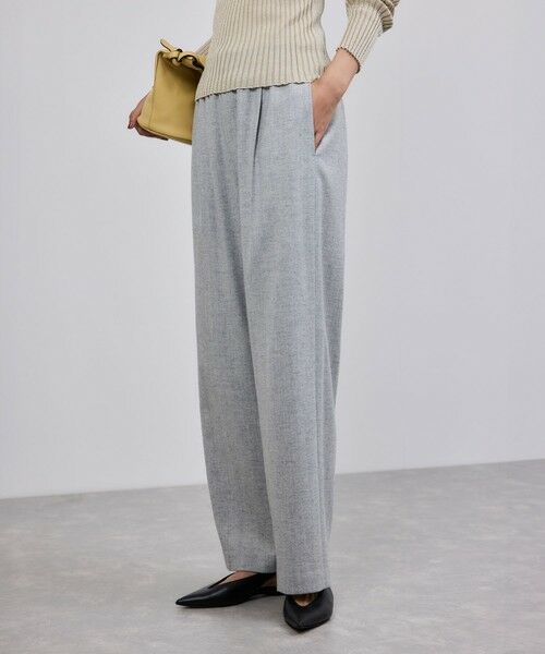 ROPE' / ロペ その他パンツ | ウールフランネルタックイージーパンツ/イージーケア・セットアップ対応 | 詳細14