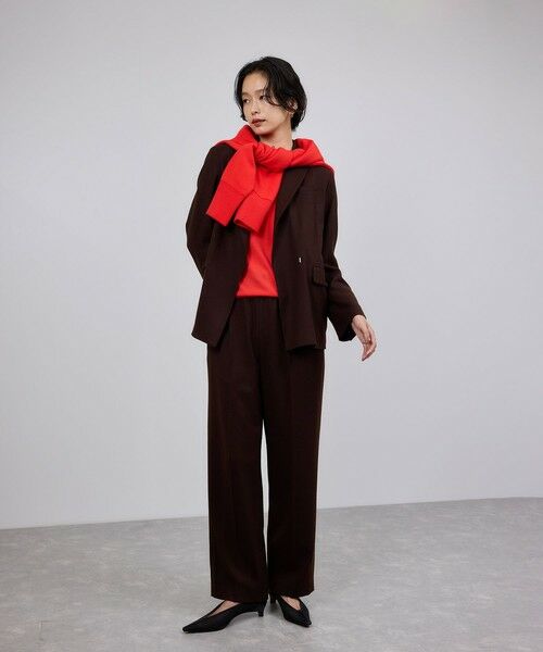 ROPE' / ロペ その他パンツ | ウールフランネルタックイージーパンツ/イージーケア・セットアップ対応 | 詳細16