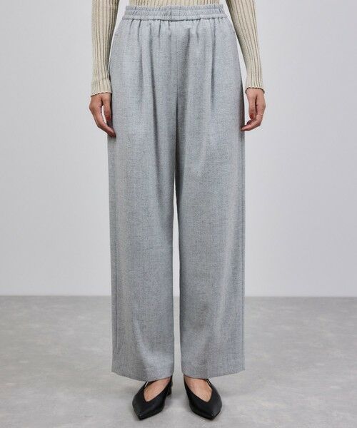 ROPE' / ロペ その他パンツ | ウールフランネルタックイージーパンツ/イージーケア・セットアップ対応 | 詳細18