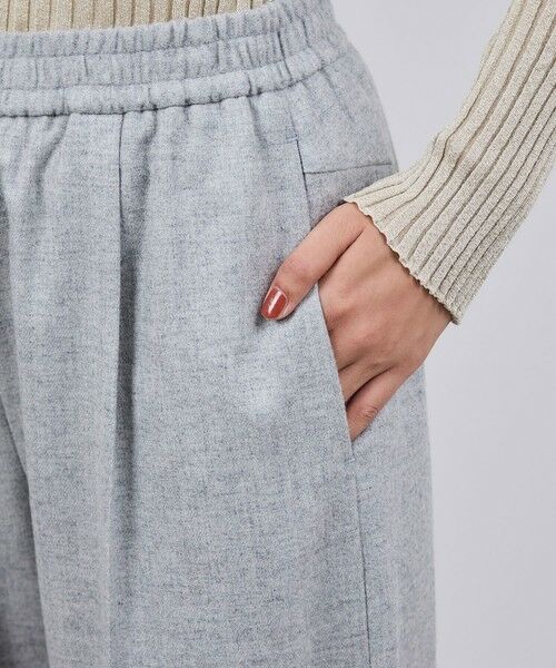 ROPE' / ロペ その他パンツ | ウールフランネルタックイージーパンツ/イージーケア・セットアップ対応 | 詳細23