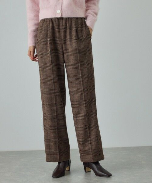 ROPE' / ロペ その他パンツ | ウールフランネルタックイージーパンツ/イージーケア・セットアップ対応 | 詳細5
