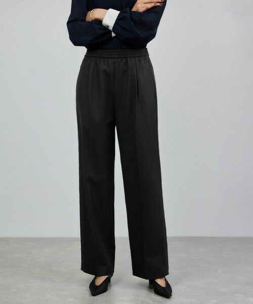 ROPE' / ロペ その他パンツ | ウールフランネルタックイージーパンツ/イージーケア・セットアップ対応 | 詳細7