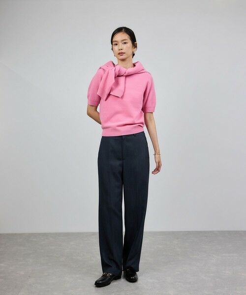 ROPE' / ロペ その他パンツ | センタープレスパンツ(トリアセテートツイル/デニムライク) | 詳細4