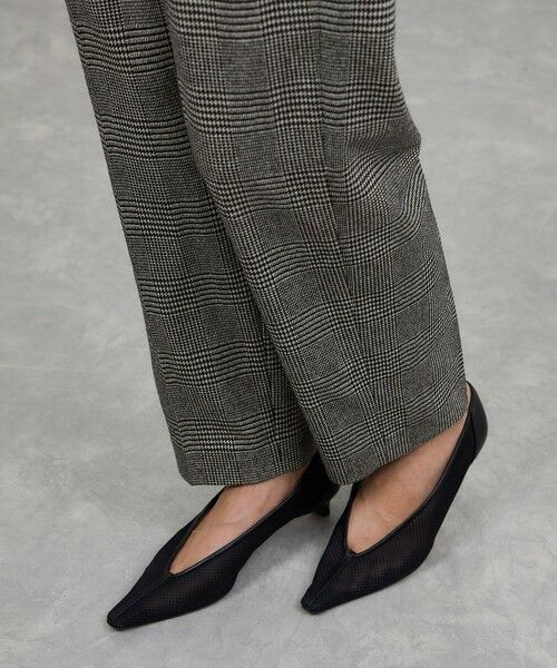 ROPE' / ロペ スラックス・ドレスパンツ | ウールレーヨンクラシック2タックパンツ(ヘリンボーン/グレンチェック)/セットアップ対応 | 詳細25