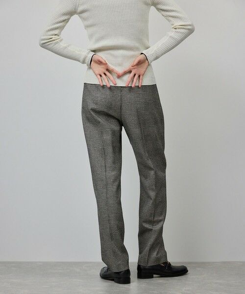 ROPE' / ロペ スラックス・ドレスパンツ | ウールレーヨンクラシック2タックパンツ(ヘリンボーン/グレンチェック)/セットアップ対応 | 詳細28
