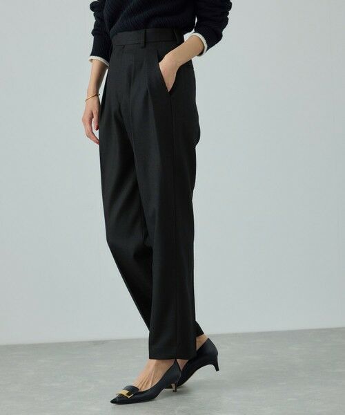 ROPE' / ロペ その他パンツ | ウール混プレミアムサキソニーパンツ/イージーケア・セットアップ対応 | 詳細1