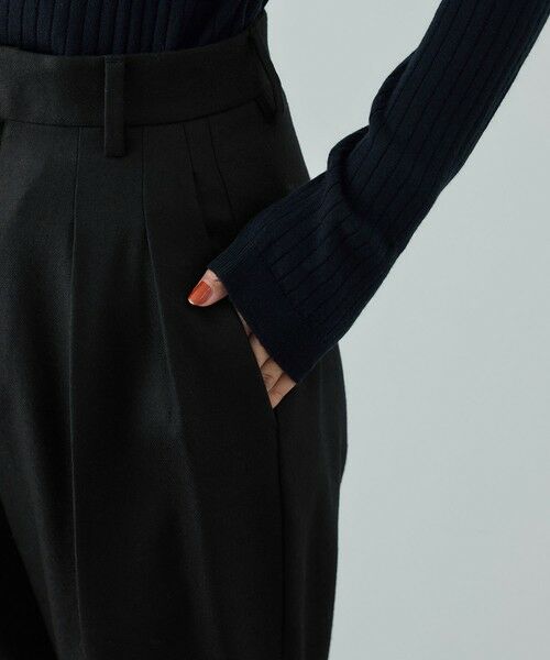 ROPE' / ロペ その他パンツ | ウール混プレミアムサキソニーパンツ/イージーケア・セットアップ対応 | 詳細14