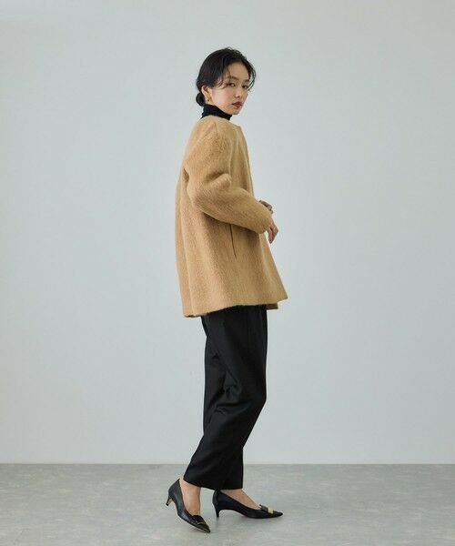 ROPE' / ロペ その他パンツ | ウール混プレミアムサキソニーパンツ/イージーケア・セットアップ対応 | 詳細7