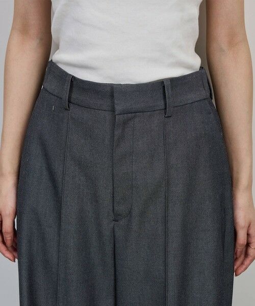 ROPE' / ロペ その他パンツ | 梳毛ギャバ プリーテッド ワイドパンツ | 詳細10