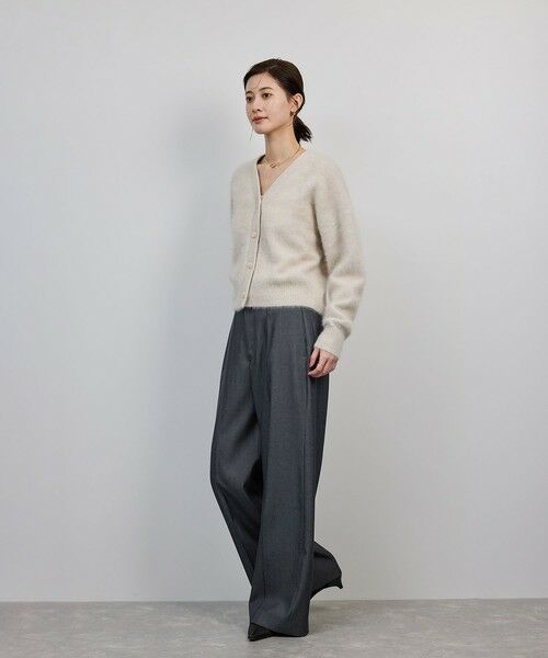 ROPE' / ロペ その他パンツ | 梳毛ギャバ プリーテッド ワイドパンツ | 詳細2