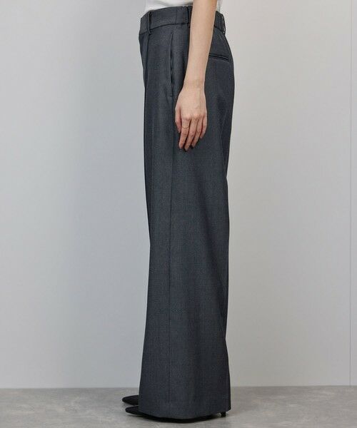 ROPE' / ロペ その他パンツ | 梳毛ギャバ プリーテッド ワイドパンツ | 詳細7