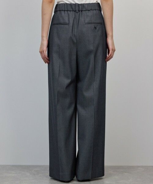 ROPE' / ロペ その他パンツ | 梳毛ギャバ プリーテッド ワイドパンツ | 詳細8