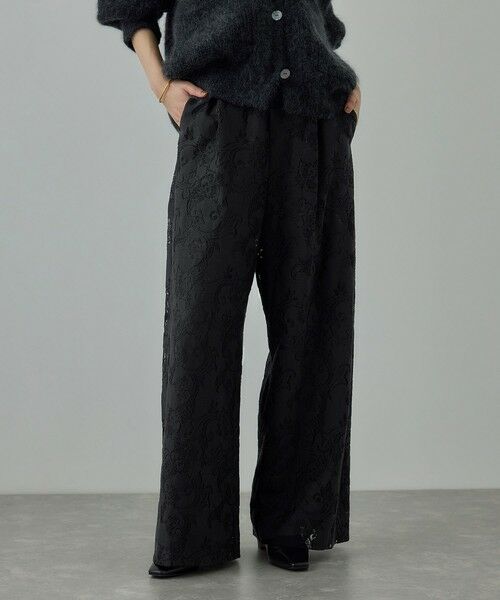 ROPE' / ロペ その他パンツ | フラワーレースイージーパンツ | 詳細1