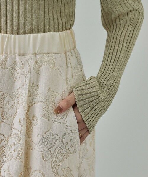 ROPE' / ロペ その他パンツ | フラワーレースイージーパンツ | 詳細12