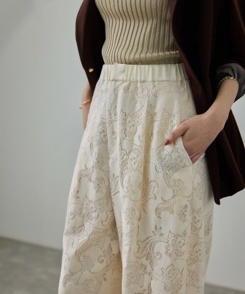 ROPE' / ロペ その他パンツ | フラワーレースイージーパンツ | 詳細2