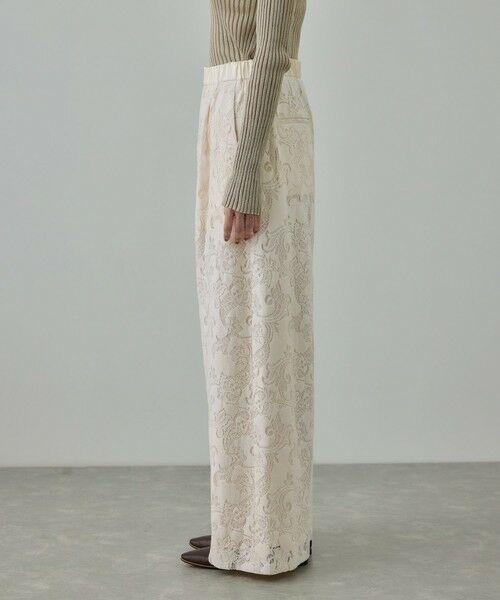 ROPE' / ロペ その他パンツ | フラワーレースイージーパンツ | 詳細8