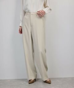 ROPE' / ロペ スラックス・ドレスパンツ | トリアセダブルクロス ストレートワイドパンツ/セットアップ対応・イージーケア