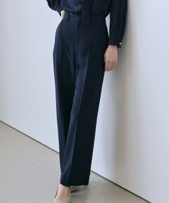 ROPE' / ロペ スラックス・ドレスパンツ | トリアセダブルクロス ストレートワイドパンツ/イージーケア・セットアップ対応・25AW