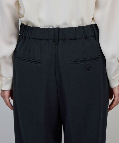 ROPE' / ロペ スラックス・ドレスパンツ | トリアセダブルクロス ストレートワイドパンツ/イージーケア・セットアップ対応・25AW | 詳細13