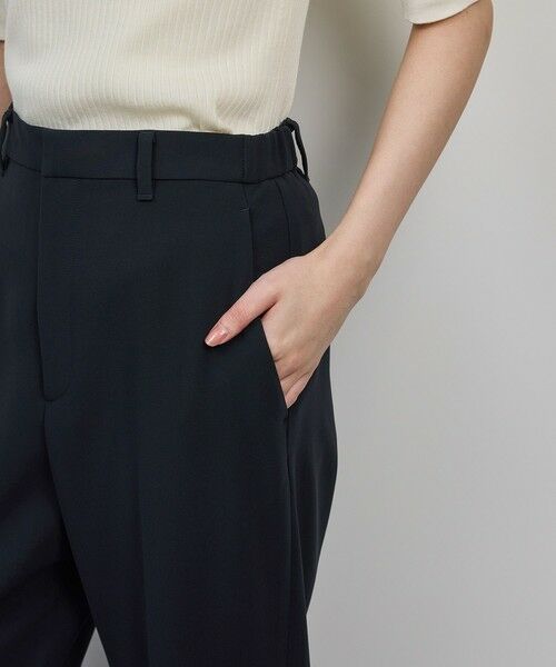 ROPE' / ロペ スラックス・ドレスパンツ | トリアセダブルクロス テーパードパンツ/イージーケア・25AW | 詳細13