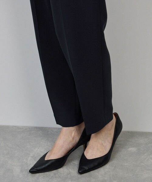 ROPE' / ロペ スラックス・ドレスパンツ | トリアセダブルクロス テーパードパンツ/イージーケア・25AW | 詳細14