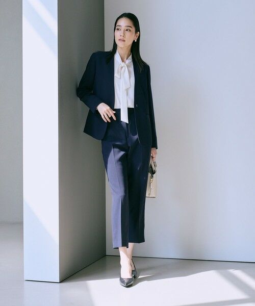 ROPE' / ロペ スラックス・ドレスパンツ | トリアセダブルクロス テーパードパンツ/イージーケア・25AW | 詳細16