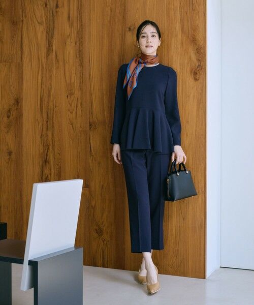 ROPE' / ロペ スラックス・ドレスパンツ | トリアセダブルクロス テーパードパンツ/イージーケア・25AW | 詳細17