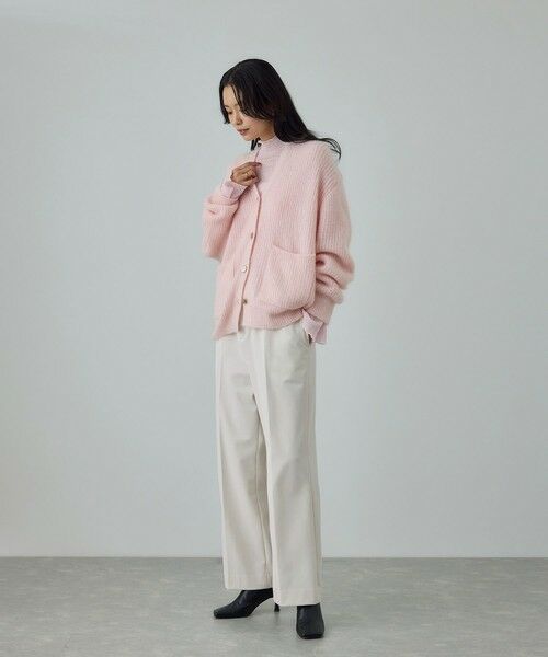 ROPE' / ロペ その他パンツ | ストレッチギャバセミフレアイージーパンツ/イージーケア | 詳細12