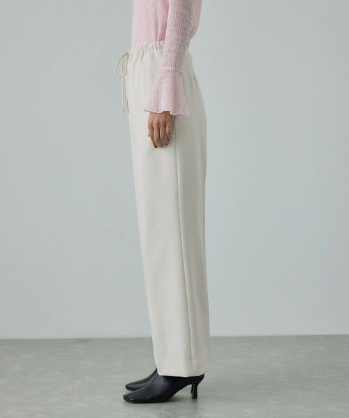 ROPE' / ロペ その他パンツ | ストレッチギャバセミフレアイージーパンツ/イージーケア | 詳細14