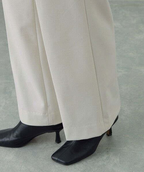 ROPE' / ロペ その他パンツ | ストレッチギャバセミフレアイージーパンツ/イージーケア | 詳細18