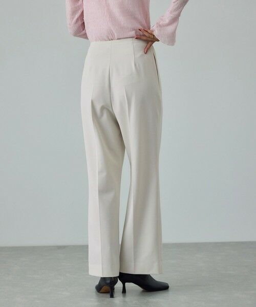 ROPE' / ロペ その他パンツ | ストレッチギャバセミフレアイージーパンツ/イージーケア | 詳細4