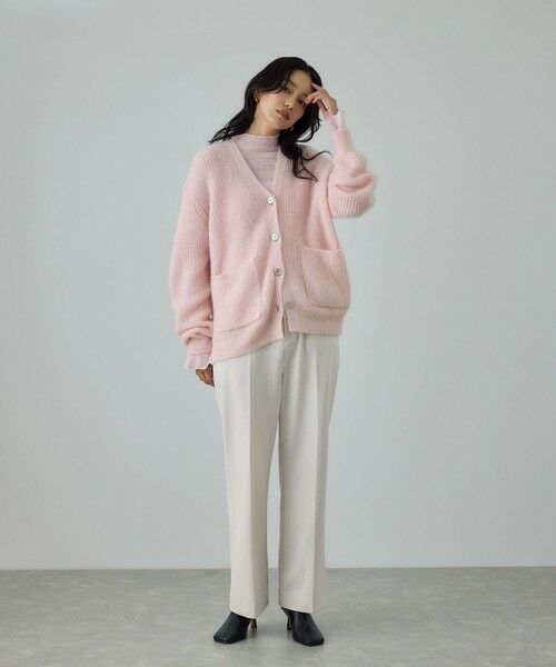 ROPE' / ロペ その他パンツ | ストレッチギャバセミフレアイージーパンツ/イージーケア | 詳細5