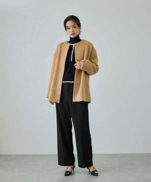 ROPE' / ロペ その他パンツ | ストレッチギャバセミフレアイージーパンツ/イージーケア | 詳細8