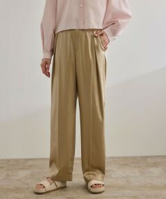 ROPE' / ロペ その他パンツ | 【WEB・一部店舗限定】ブライトハンマーサテンテーパードパンツ/洗える